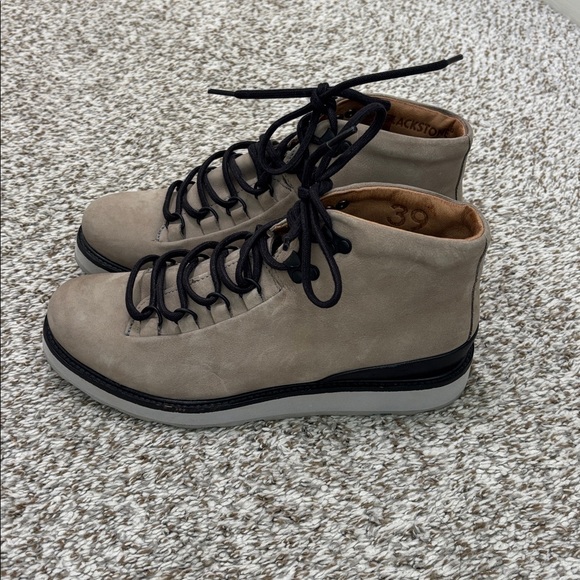 Blackstone wild dove grey lace up ankle boots 39 - Picture 5 of 9